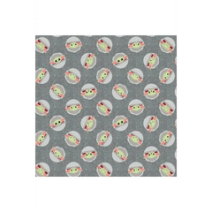 Grey Star Wars Mandalorian & Baby Yoda Toss