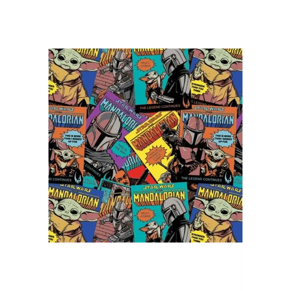 Multi Star Wars Mandalorian Comic Posters