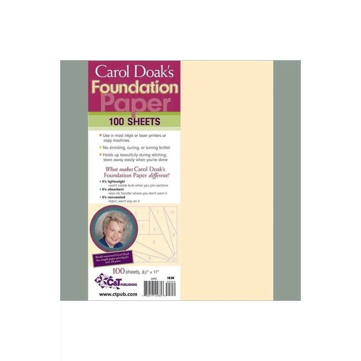 Carol Doak's Foundation Paper 100 Sheets