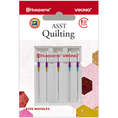 HUSQVARNA® VIKING® Quilting Needles Assorted Sizes 5-Pack