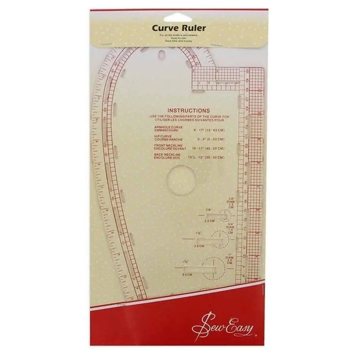Easy Sew Curve Ruler