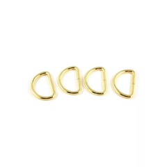 D-Rings 4 pack 1/2" 12mm