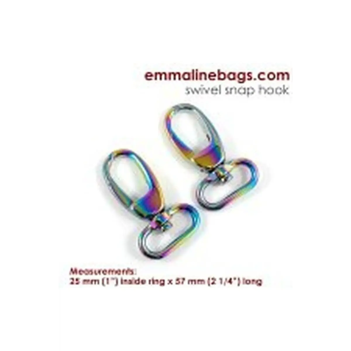 Swivel Snap Hook 1" 2per pack