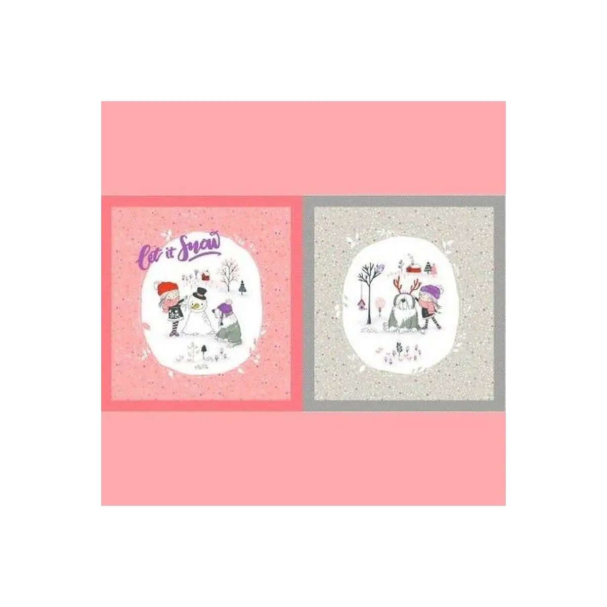 Pink Flurries n Fun Panel