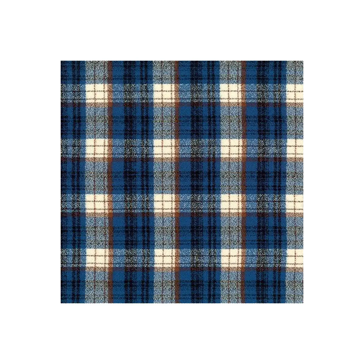 Fabric, Robert Kaufman, Dark Blue and White Plaid