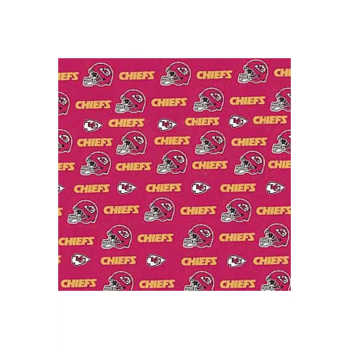 Red Kansas City Chiefs Cotton 60in