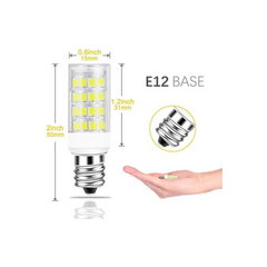 LED Light Bulb E12 4W Daylight White 6000K