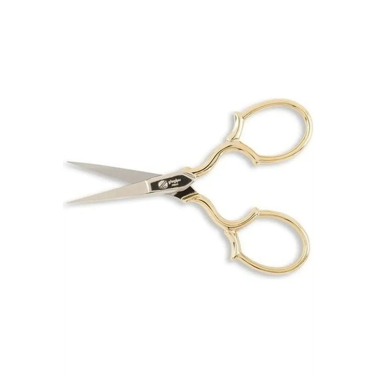 Gingher Gold-Handled Epaulette Embroidery Scissors - 3 1/2"