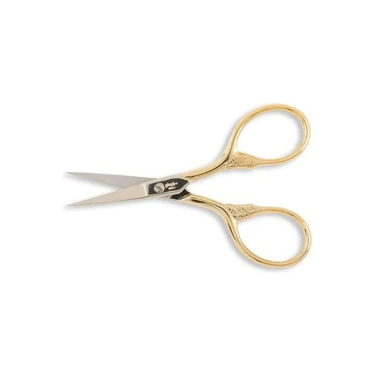 Gingher Gold-Handled Lion's Tail Embroidery Scissors - 3 1/2"