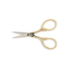 Gingher Gold-Handled Lion's Tail Embroidery Scissors - 3 1/2"
