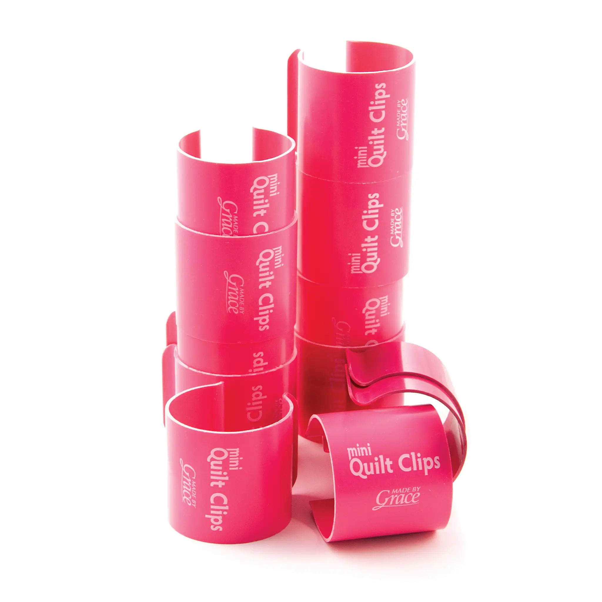 Grace Company Mini Quilt Clips - Mini Quilt Clips 2 Inch - Pink - Clips