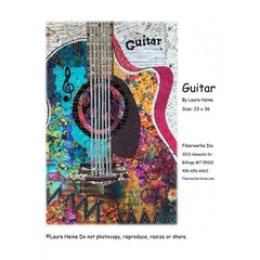 Guitar Collage Pattern