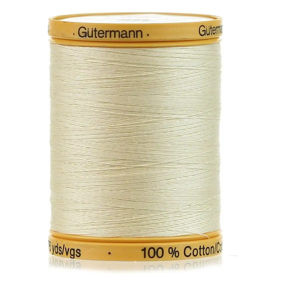 Gutermann Natural Cotton Thread (876 yds) - All About Sewing 