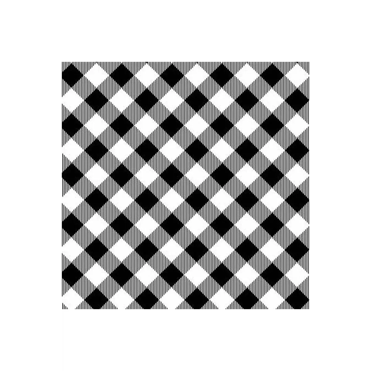 Black/White Bias Buffalo Check