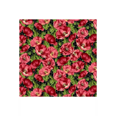 Fabric, Henry Glass Bloomin' Poppies 2734-89
