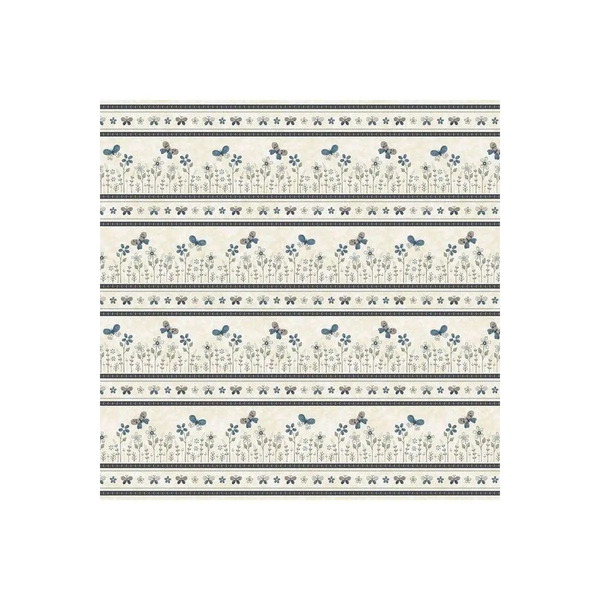 Butterflies & Blooms, Border Stripe - 3151-33