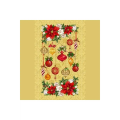 Christmas Legend Gold Christmas Floral Ornaments