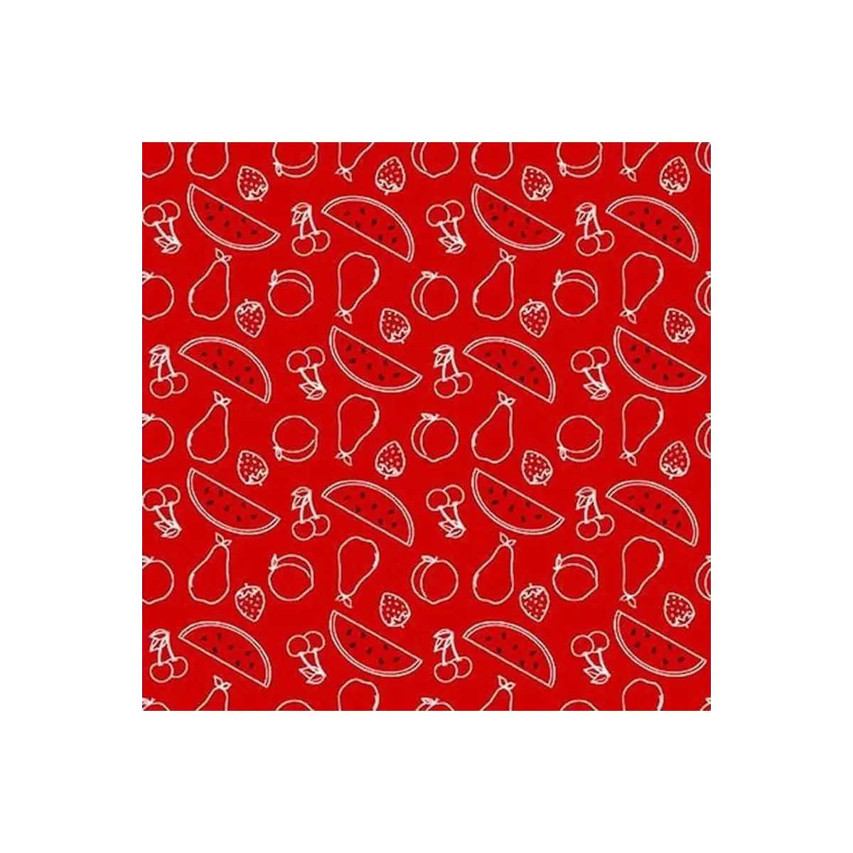 Fabric, Henry Glass & Co. - Country Fresh Fruits Outlined - 9891-80