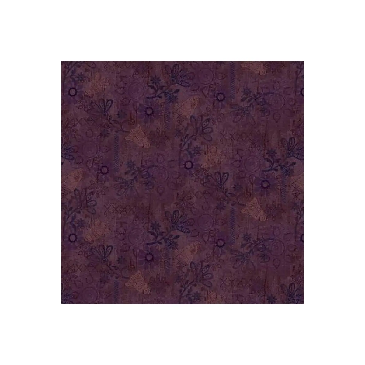 Dark Purple Mixed Media Solid