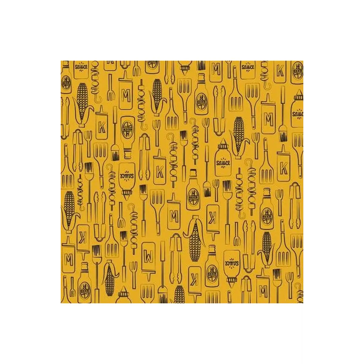 Gold Monotone BBQ Motifs