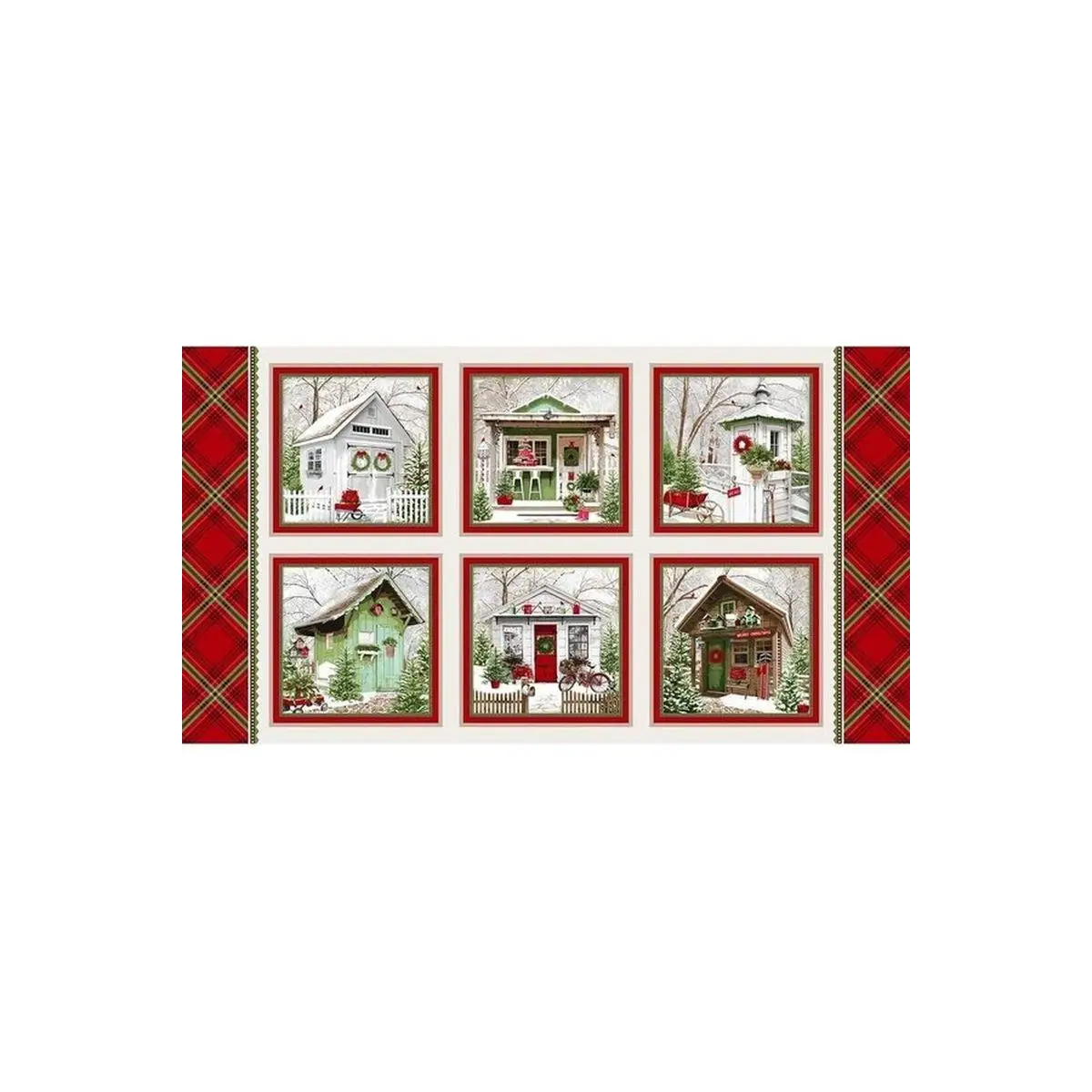 Holiday Happy Place Blocks Repeating - 292-86