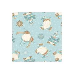 I Love Sn'Gnomies Aqua Skiing Gnomes Flannel