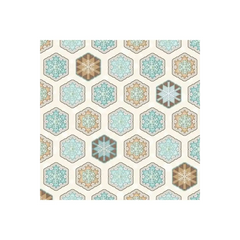 I Love Sn'Gnomies Multi Hexi Snowflakes Flannel