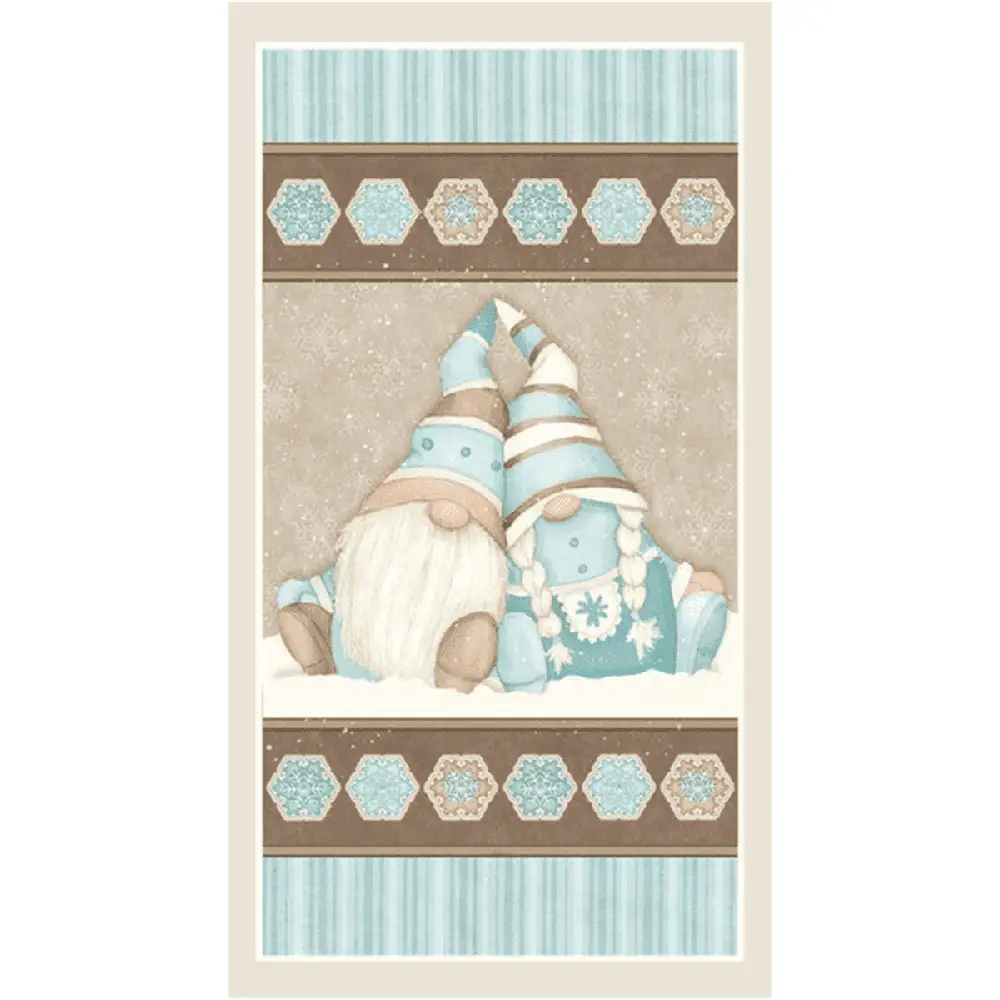 I Love Sn'Gnomies Panel FLANNEL