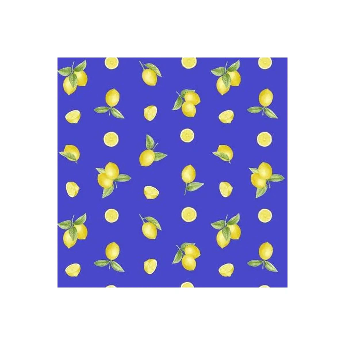 Blue Small Tossed Lemons Just Lemons