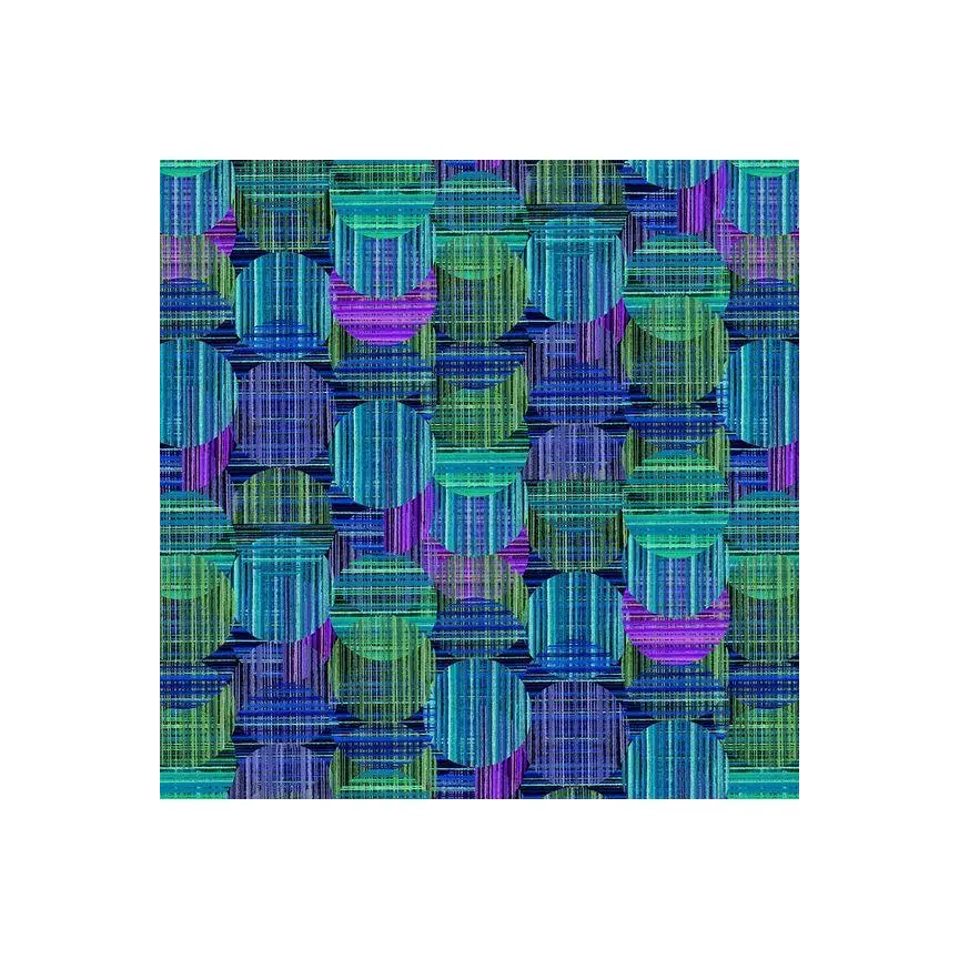 Fabric, Henry Glass & Co. Fabrics, Kinetic Geometrics, Dots - 3093-77