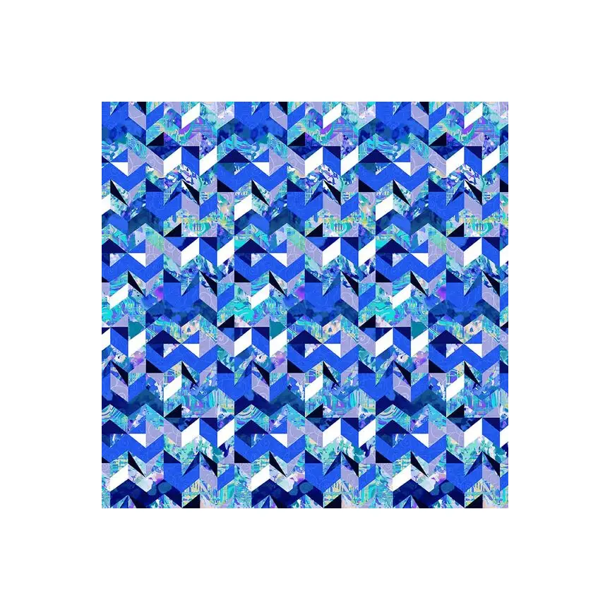 Fabric, Henry Glass & Co. Fabrics, Kinetic Geometrics, Zig Zag Collage - 3094-77