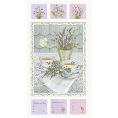 Lavender Garden Panel - 9880P-15
