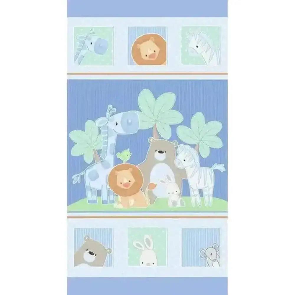 Little Peepers Animals Panel - F9722P-11
