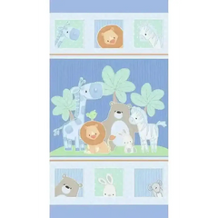 Little Peepers Animals Panel - F9722P-11