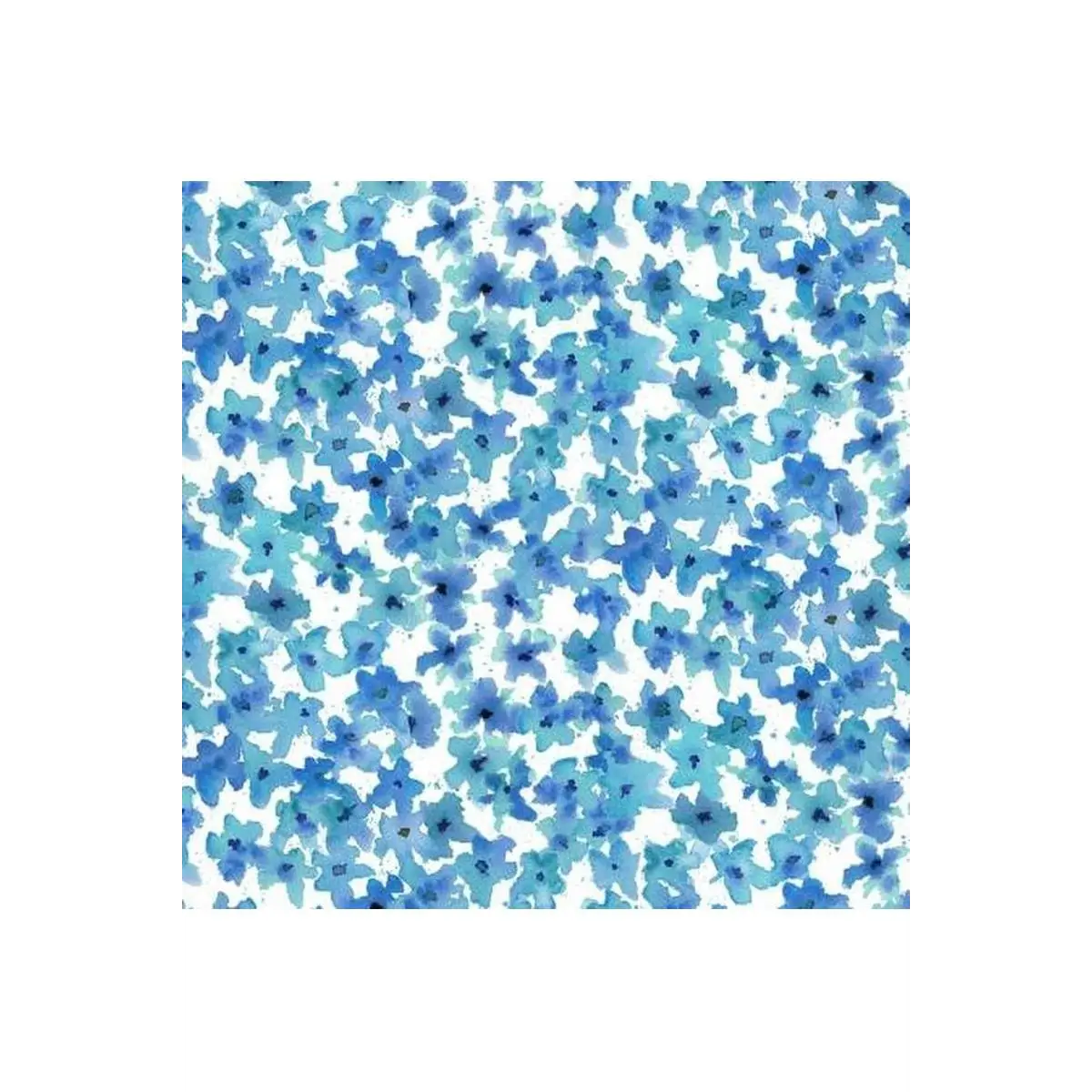 Midnight Sapphire Small Abstract Floral