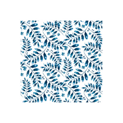 Fabric, Midnight Sapphire Tossed Leafy Vines