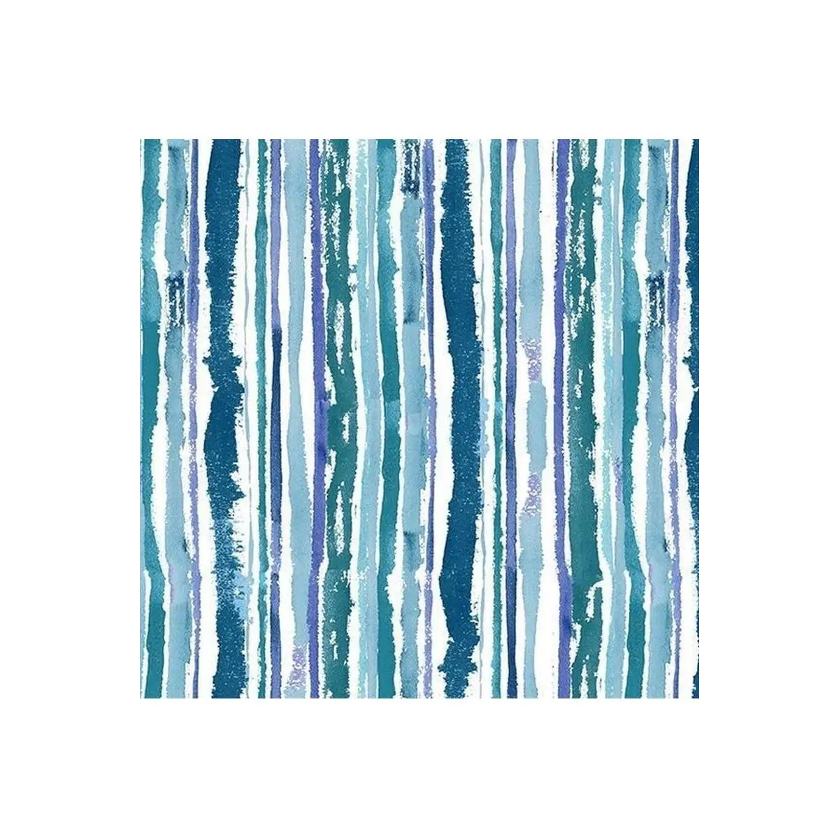 Midnight Sapphire Watercolour Stripe