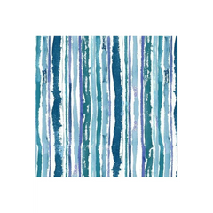 Midnight Sapphire Watercolour Stripe