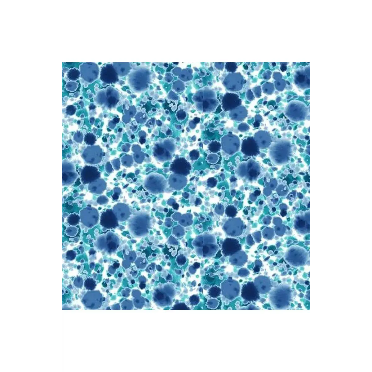 Midnight Sapphire Watercolour Abstract Paint Spots