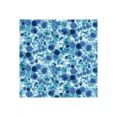Midnight Sapphire Watercolour Abstract Paint Spots