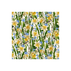 Nature's Affair, Daffodils Allover - 3155-33