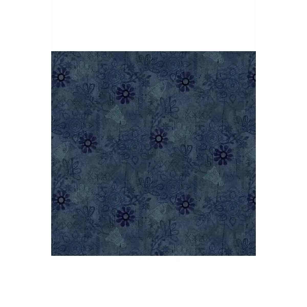 Navy Mixed Media Solid