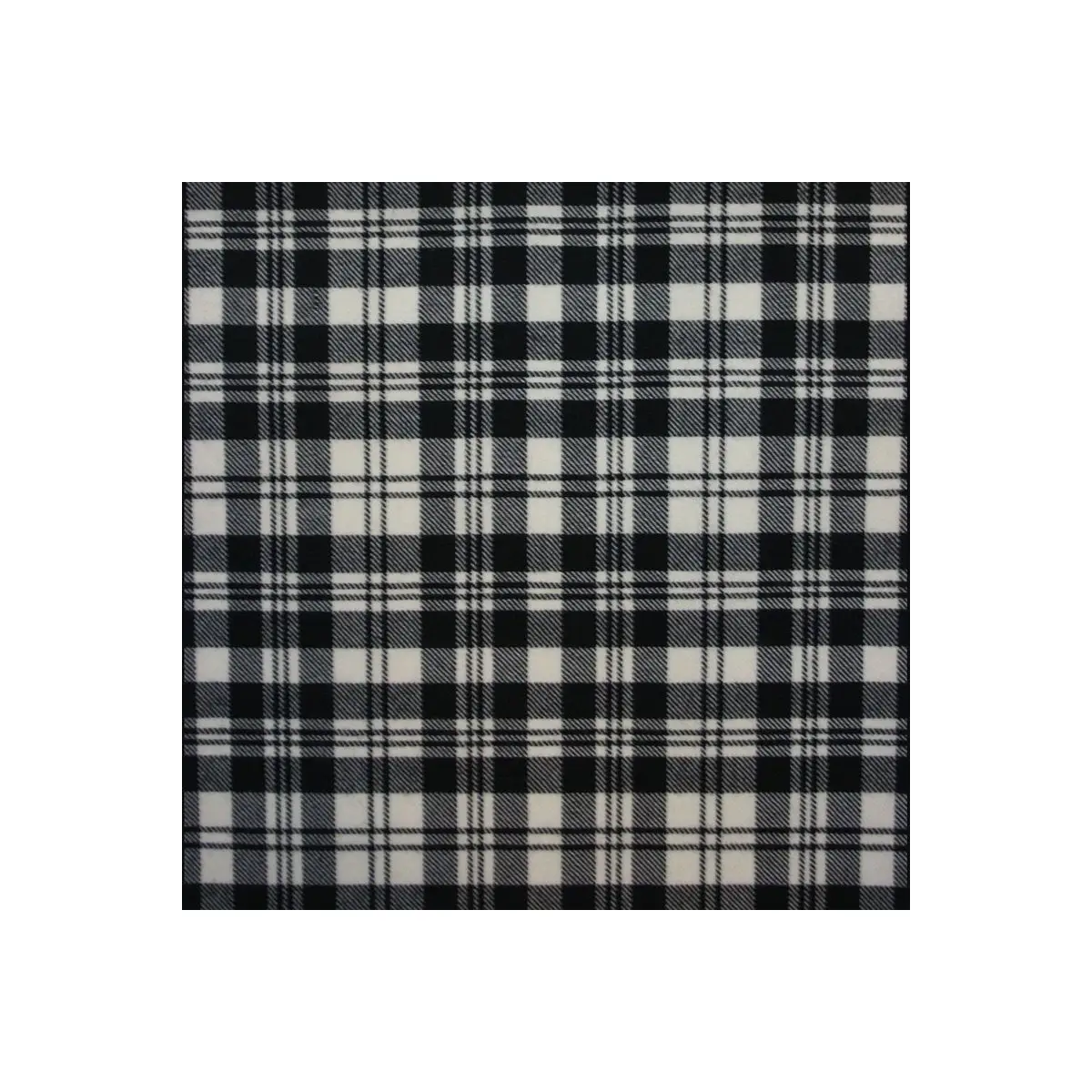 Fabric, Henry Glass & Co., Plaid Black and White