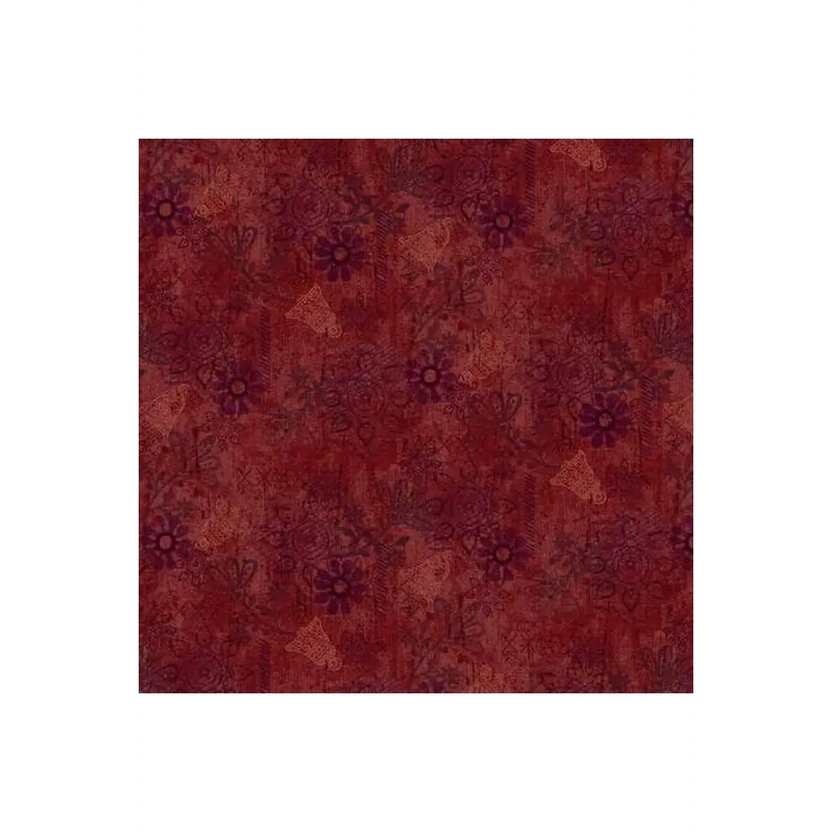 Red Mixed Media Solid