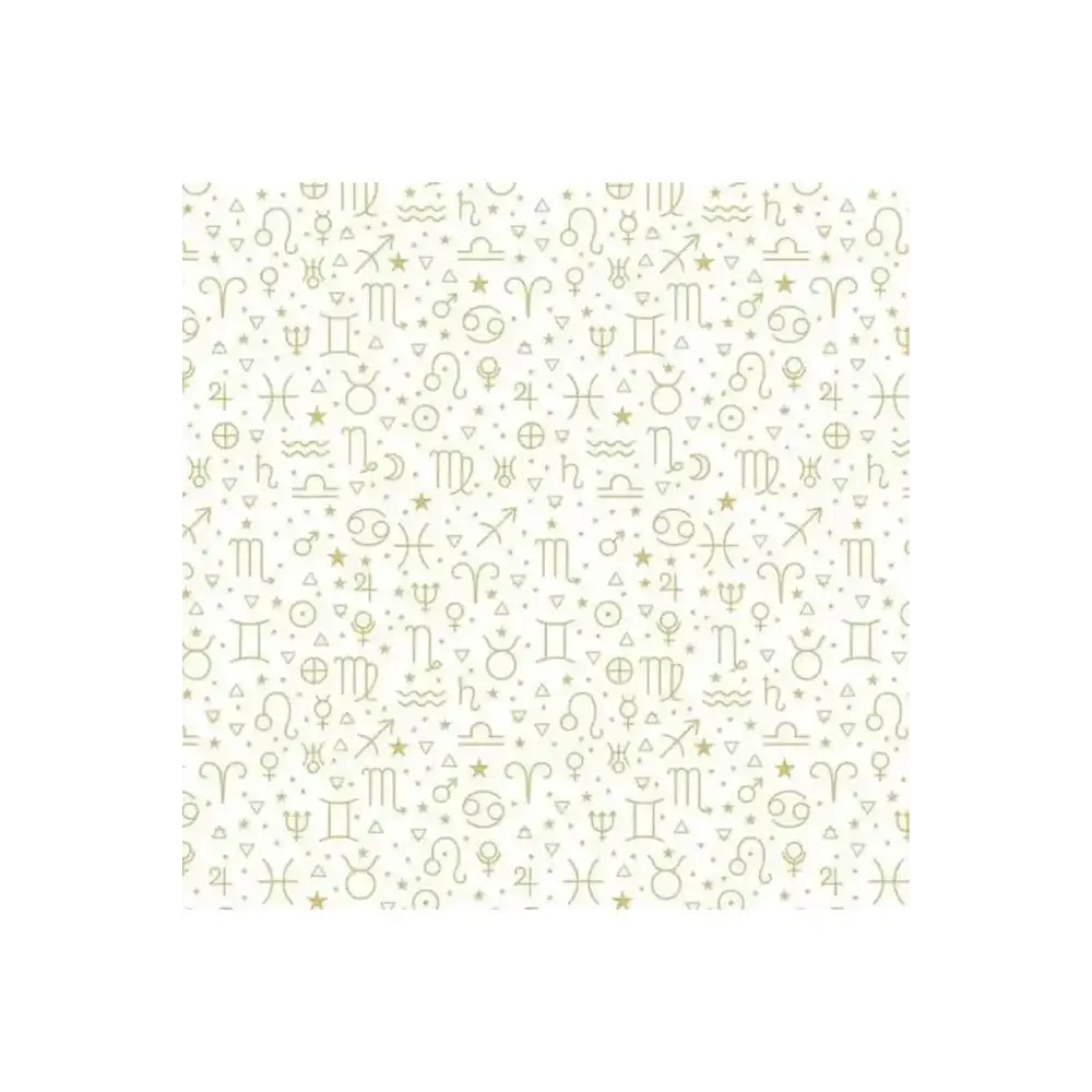 Henry Glass & Co. Fabrics, Signs From Above Collection - Zodiac Symbols