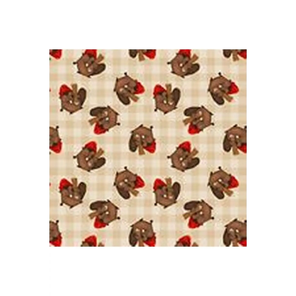 Timber Gnomies Tossed Beavers Beige 9267