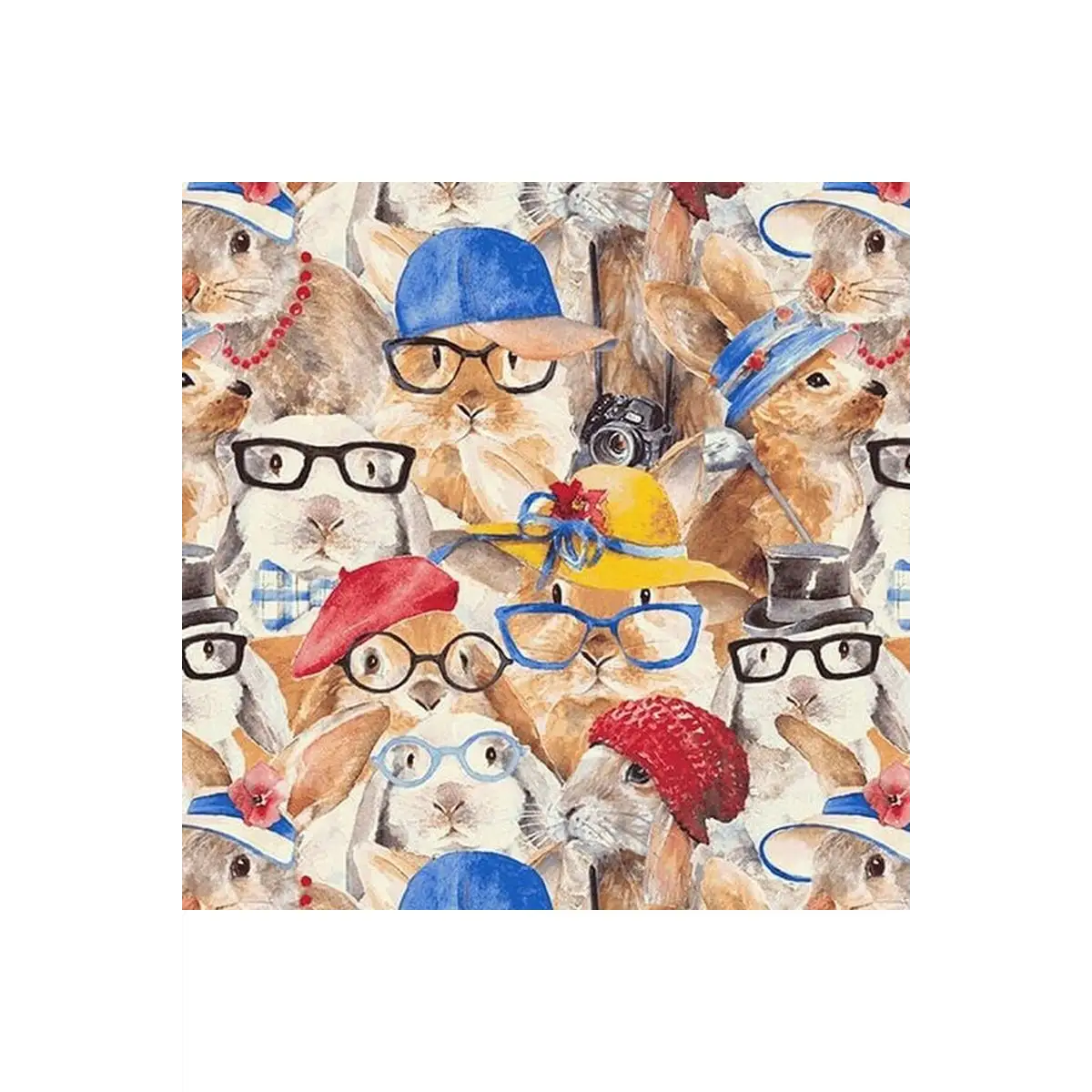 Trendy Meadows Packed Bunnies - 9922-37