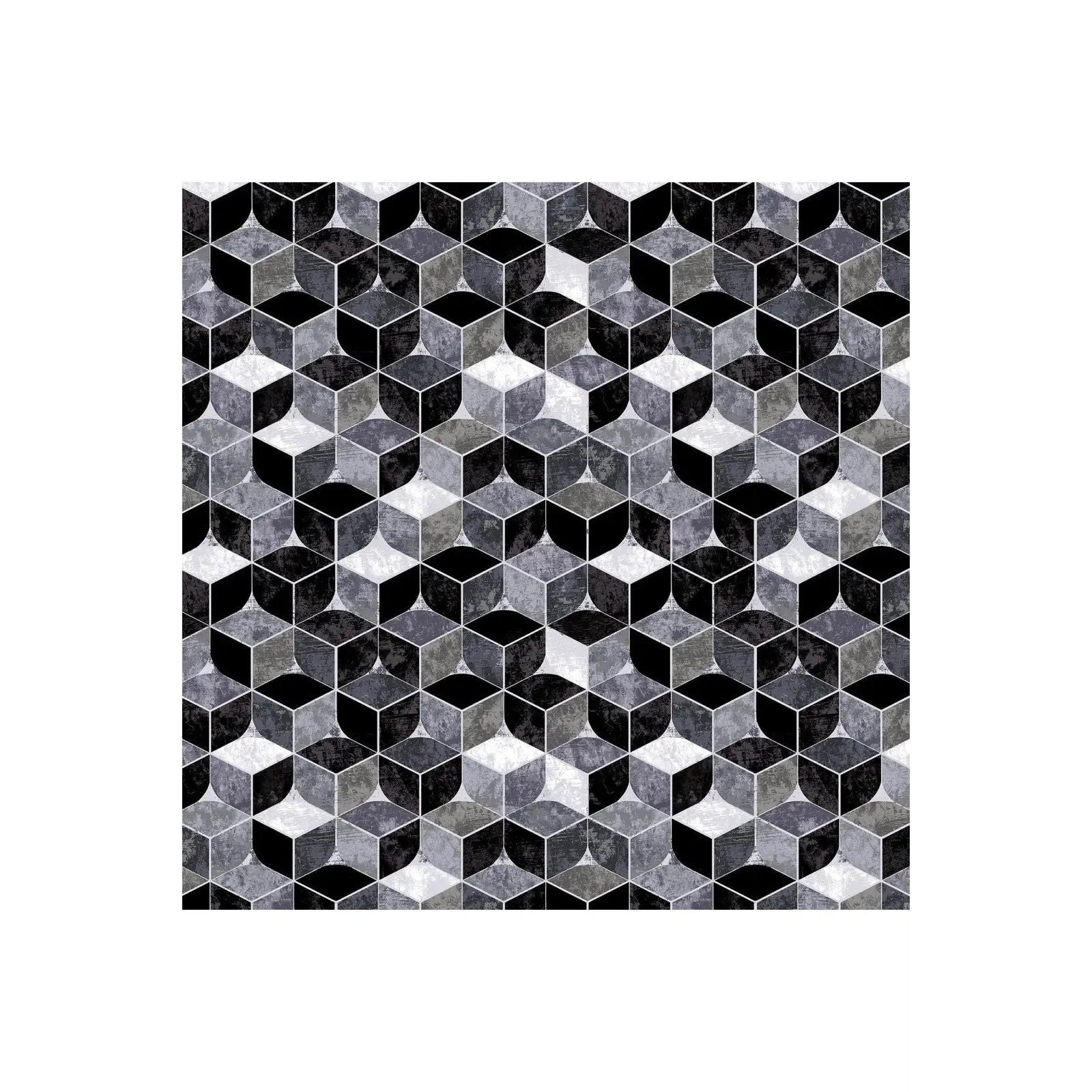 Fabric, Henry Glass & Co. Fabrics, Tumbling Blocks Wideback - 3098W