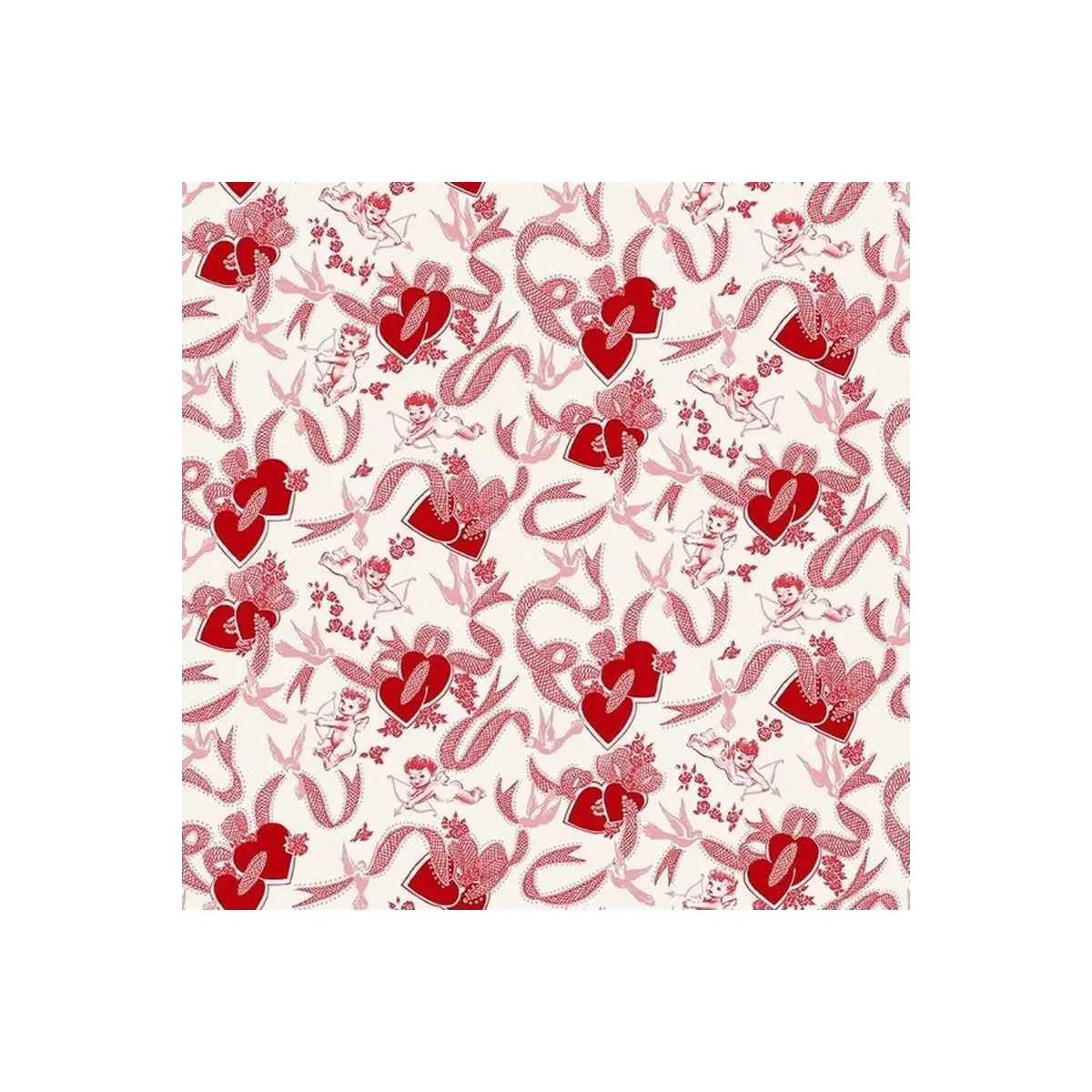 Valentine Wishes, Cupids and Hearts - 1021-28