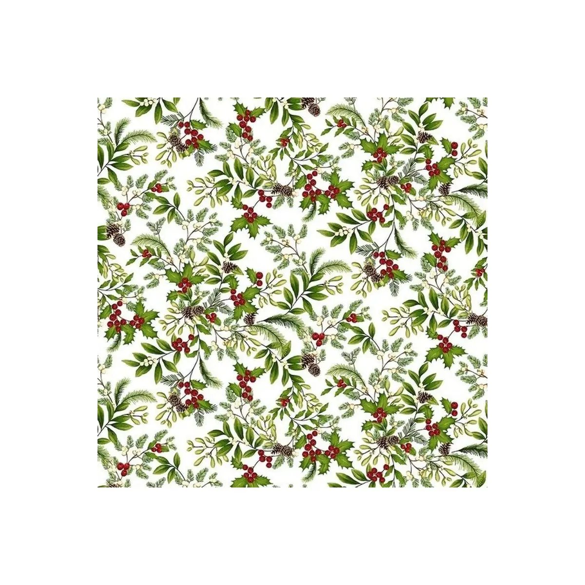 Winter Garden Holly & Mistletoe - 2829-33 2829-66